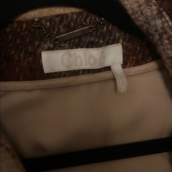 2018 CHLOE plaid jacket size 34 — oversize fit up to size 40 - Picture 4 of 7